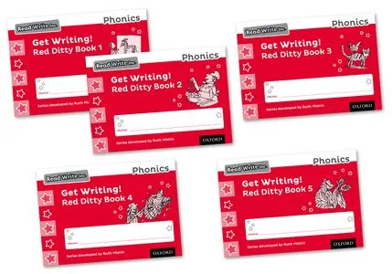 READ WRITE IND: WI - PHONICS GET WRITING RED DITTY 1-5 MIX PACK 5