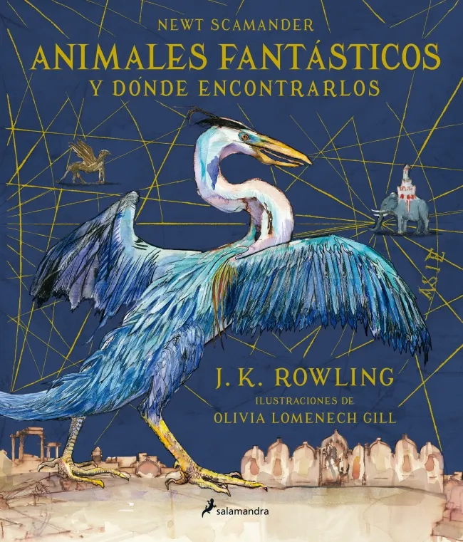 ANIMALES FANTASTICOS Y DONDE ENCONTRARLOS -ILUSTRADO-