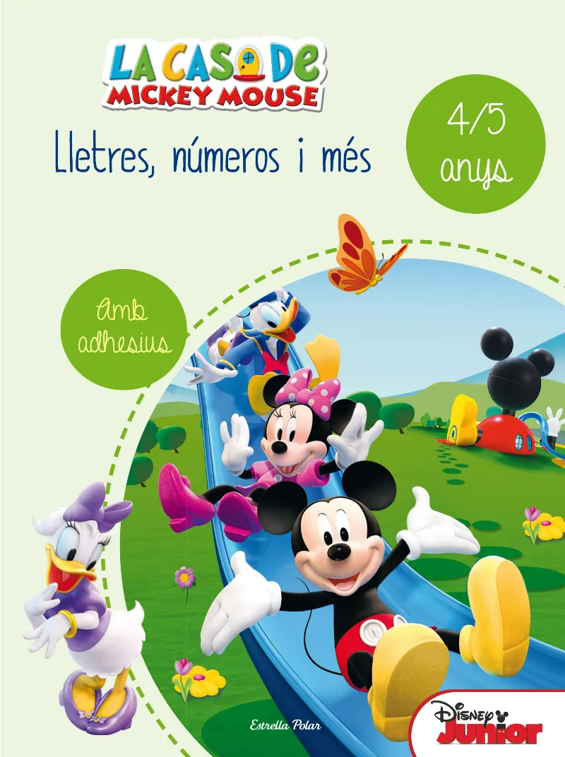 CASA DE MICKEY MOUSE LLETRES, NUMEROS I MES, LA 4-5 ANYS