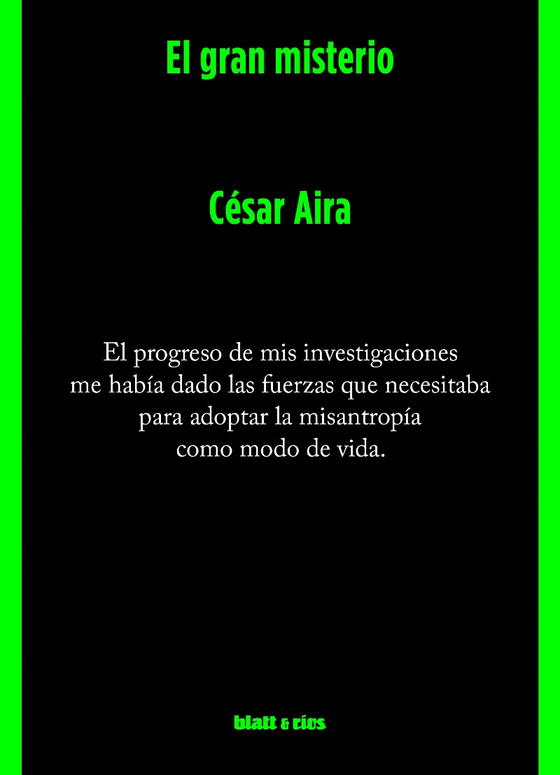 GRAN MISTERIO, EL