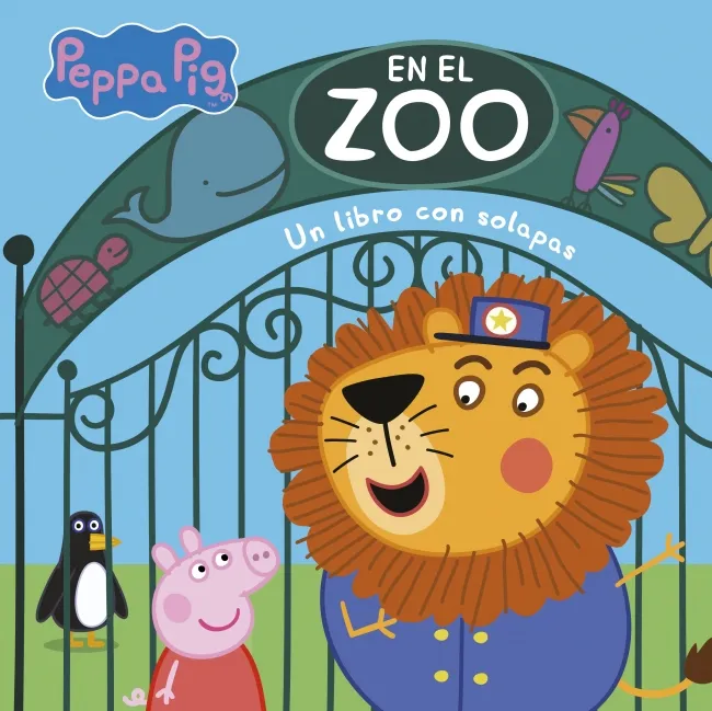 PEPPA PIG EN EL ZOO -LIBRO CON SOLAPAS-