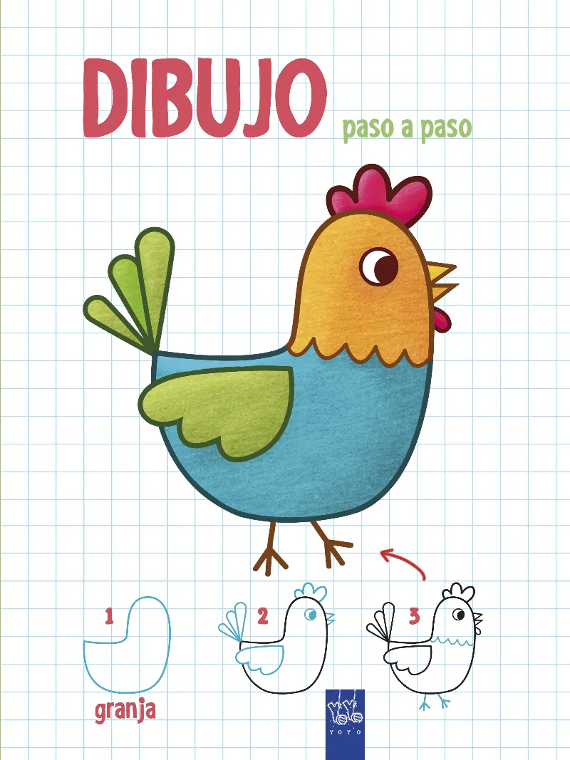 DIBUJO PASO A PASO -GRANJA-