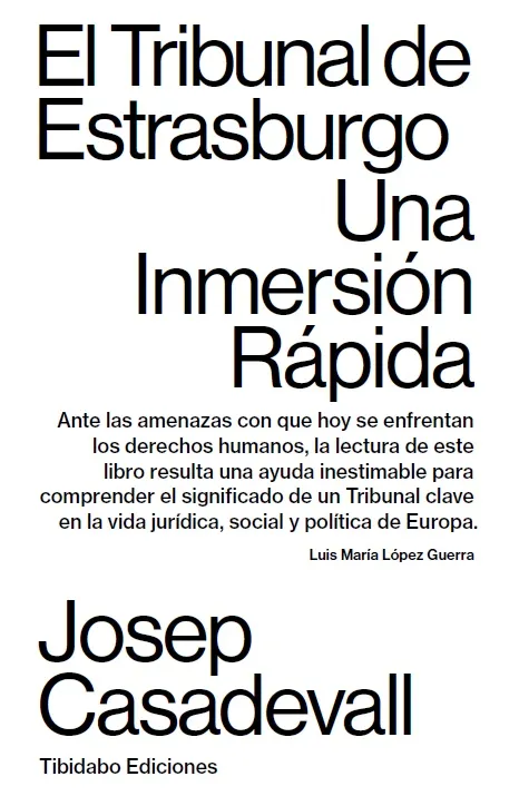 TRIBUNAL DE ESTRASBURGO UNA INMERSION RAPIDA, EL