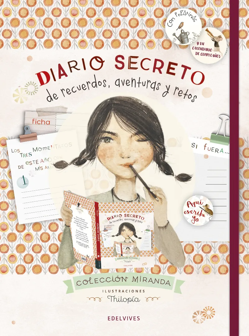 Diario secreto de recuerdos, aventuras y retos - Rústica