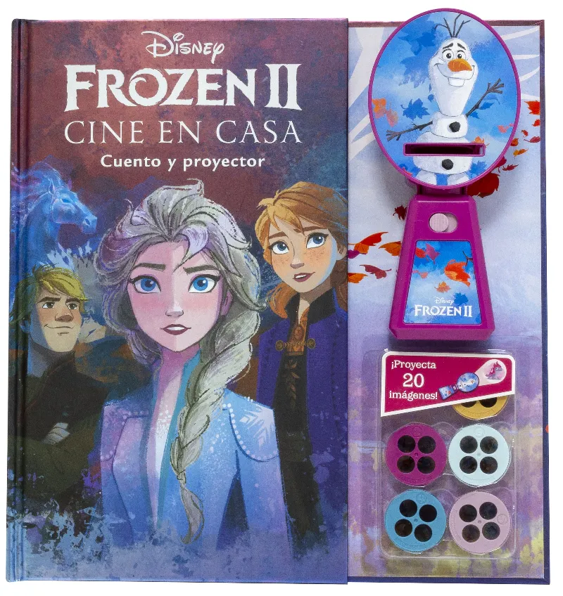 FROZEN II CINE EN CASA -CUENTO Y PROYECTOR -