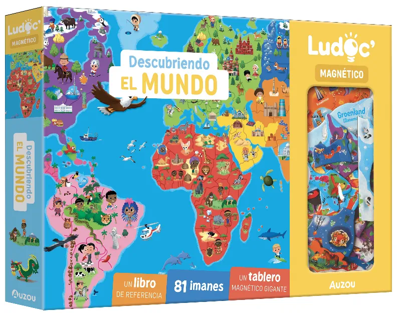 DESCUBRIENDO EL MUNDO. TABLERO MAGNÉTICO