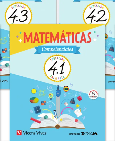 MATEMÁTICAS COMPETENCIALES 4. LIBRO 1, 2 Y 3 (P.ZOOM)