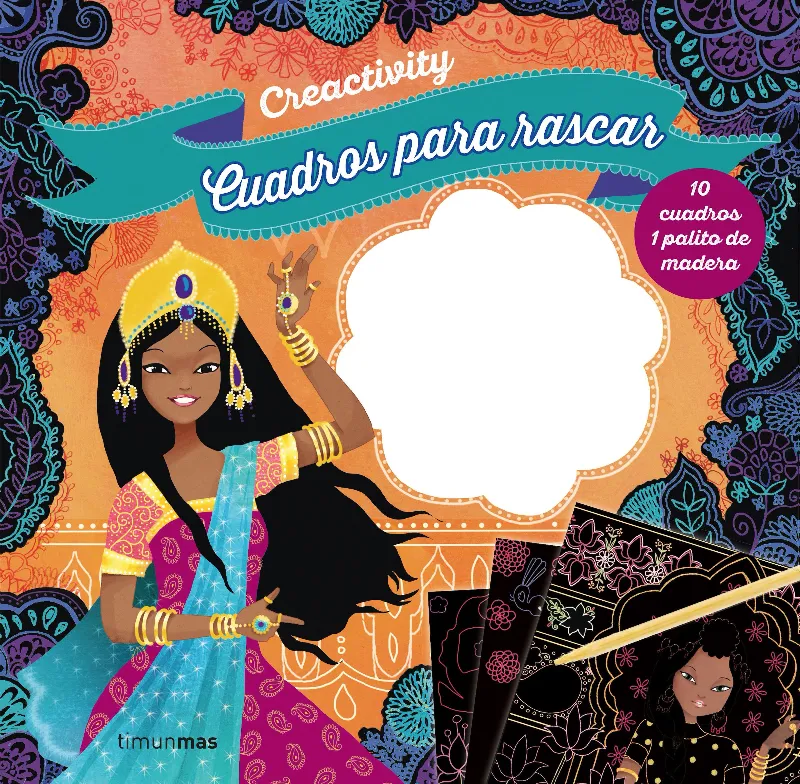 CUADROS PARA RASCAR - PRINCESAS DEL MUNDO -