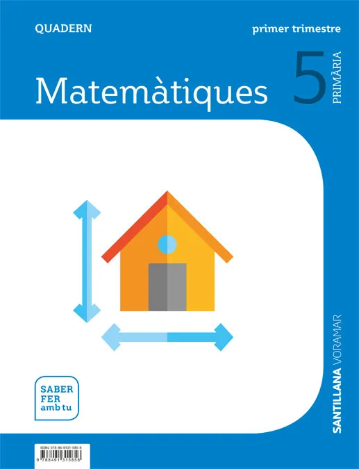 QUADERN MATEMATIQUES 5 PRIMARIA 1 TRIM SABER FER AMB TU