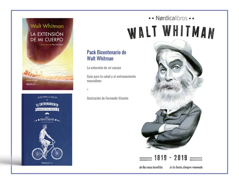 PACK WALT WHITMAN BICENTENARIO