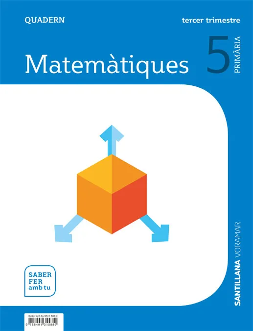 QUADERN MATEMATIQUES 5 PRIMARIA 3 TRIM SABER FER AMB TU