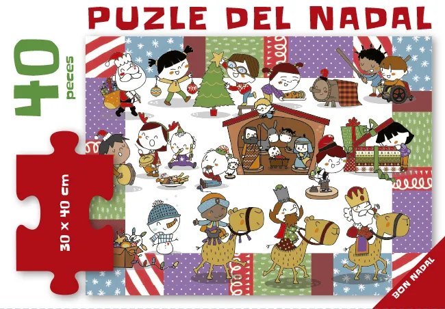PUZLE DEL NADAL 40 PECES BON NADAL - 30X 40 CM -