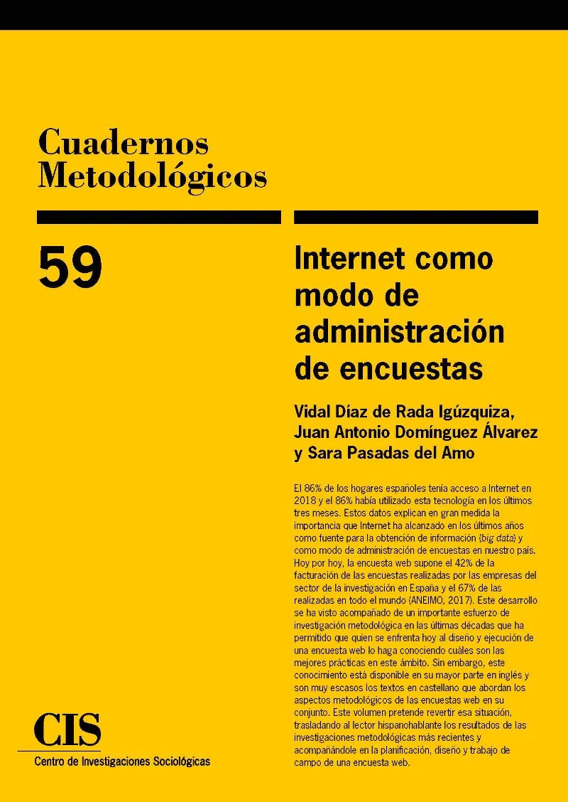 INTERNET COMO MODO DE ADMINISTRACION DE ENCUESTAS