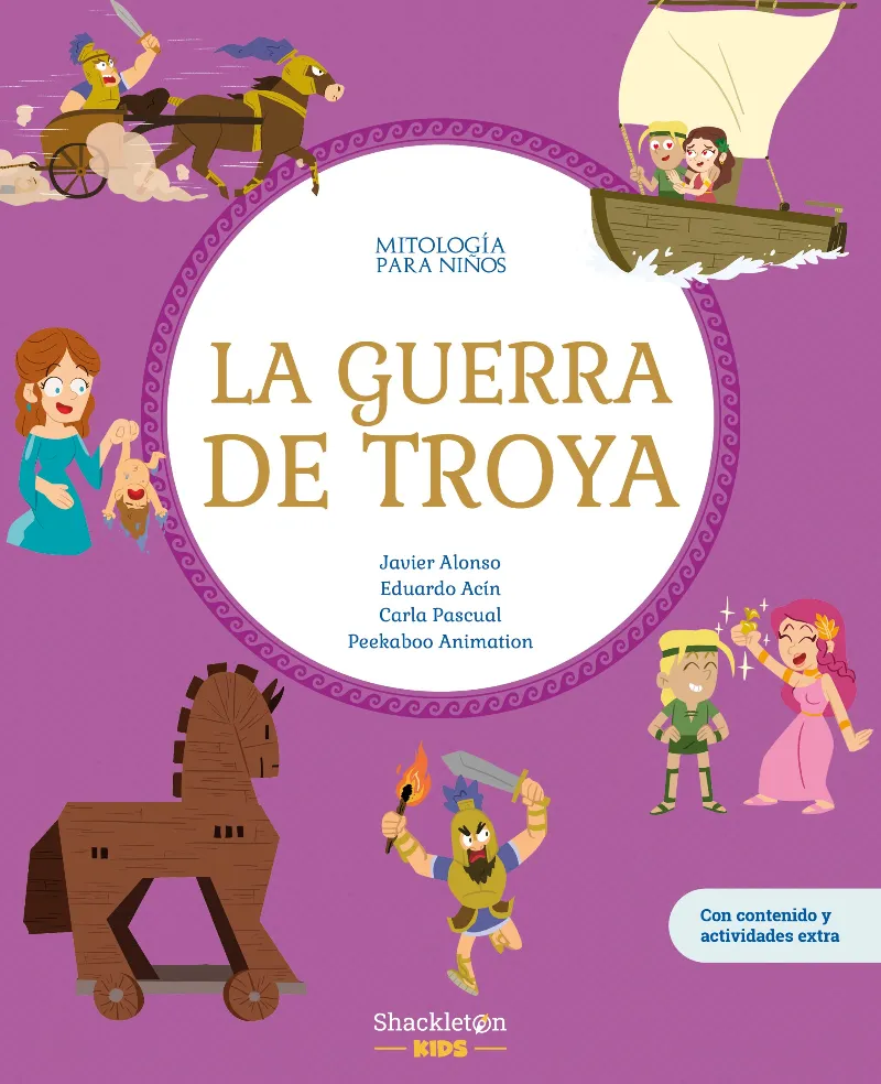 GUERRA DE TROYA , LA -MITOLOGIA PARA NIÑOS