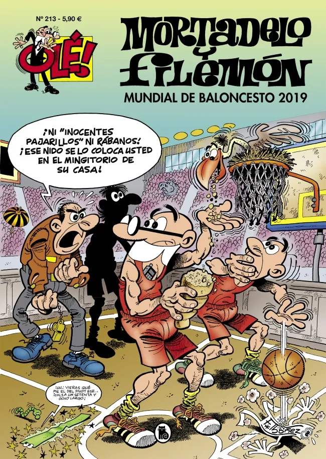 MORTADELO Y FILEMON Nº 213 MUNDIAL DE BALONCESTO 2019