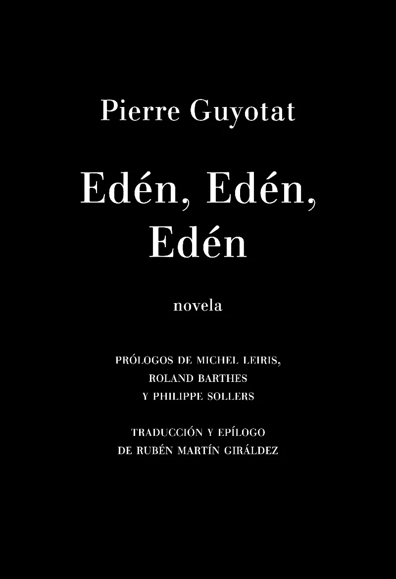 EDEN EDEN EDEN - NOVELA -