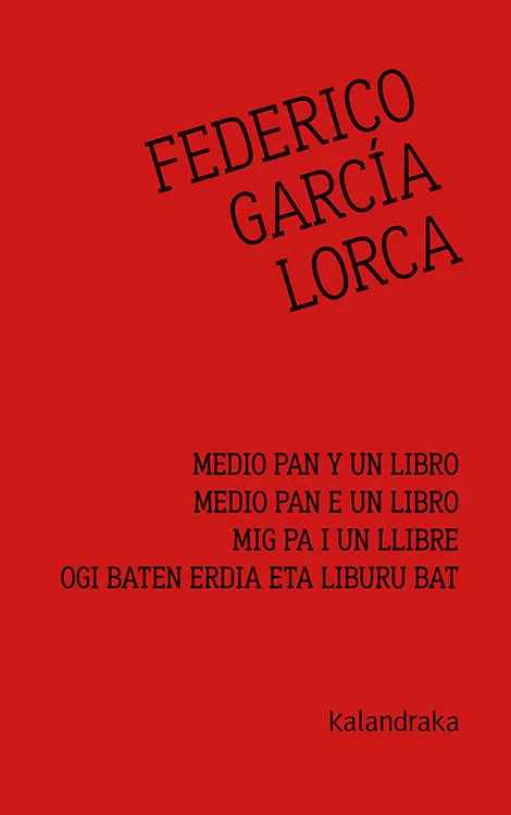 MEDIO PAN Y UN LIBRO -4IDIOMES-