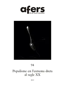 AFERS Nº94 -POPULISME EN L'EXTREMA DRETA AL SEGLE XX