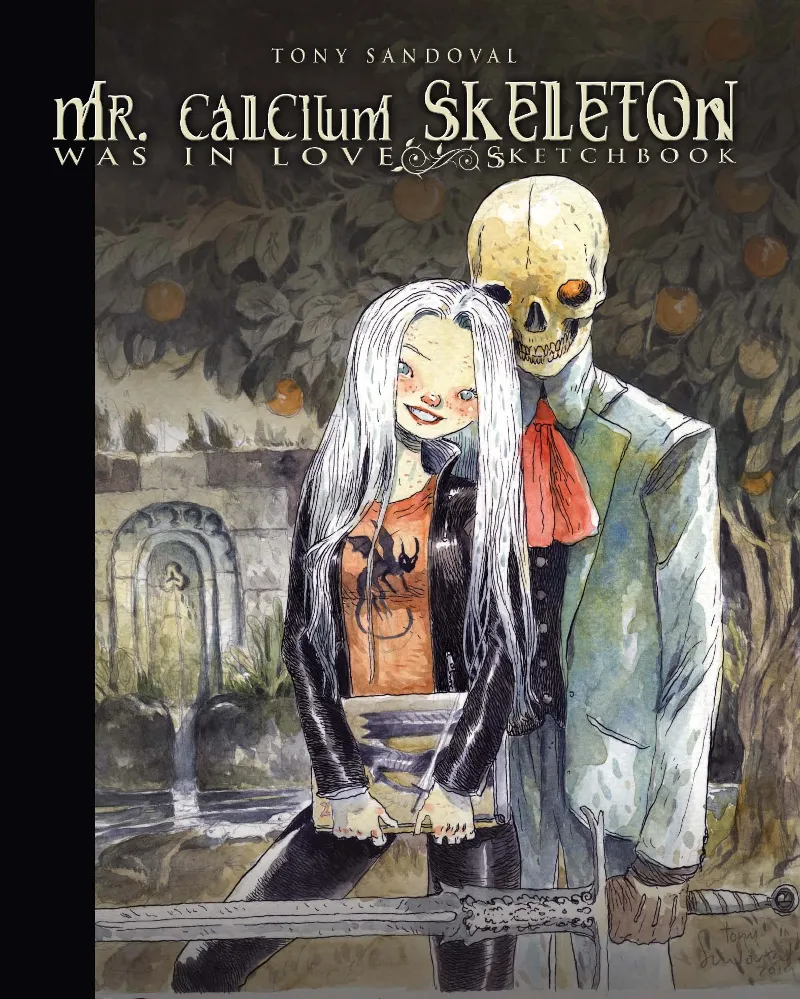 MR CALCIUM SKELETON WAS IN LOVE SKETCHBOOK