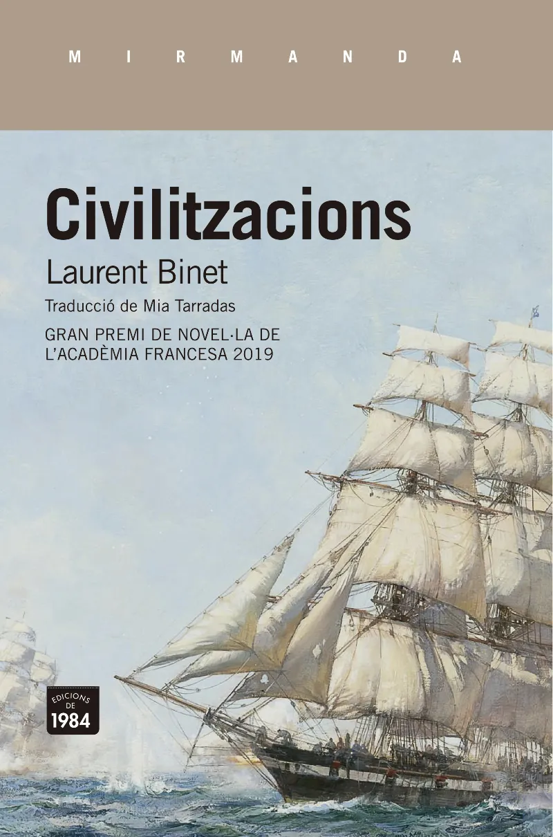 CIVILITZACIONS -GRAN PREMI DE NOVEL.LA DE L'ACADEMIA FRANCESA 2019 -