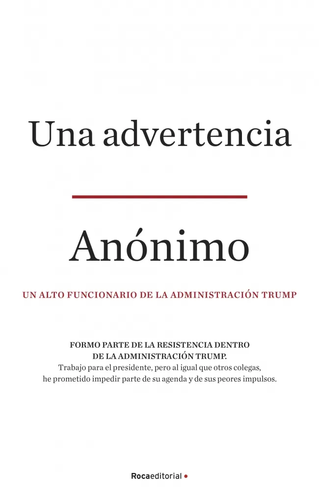 ADVERTENCIA, UNA