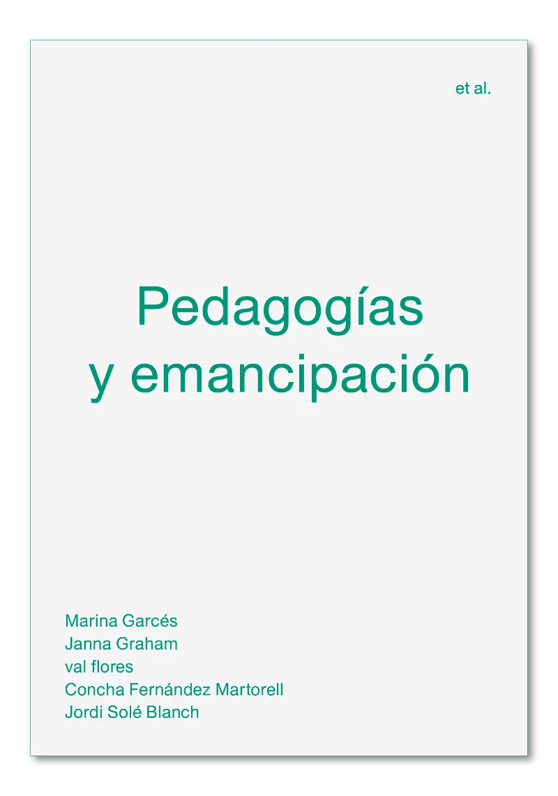 PEDAGOGIAS Y EMANCIPACION