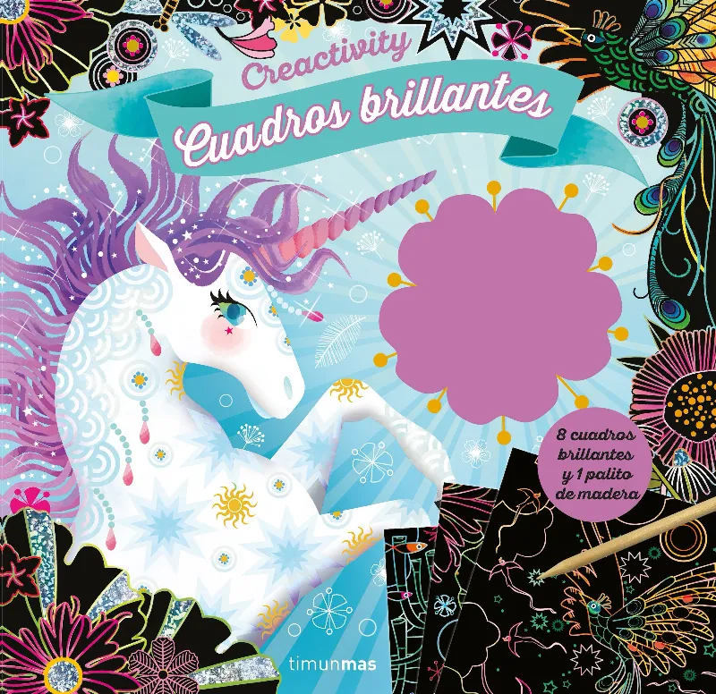 CREACTIVITY CUADRSO BRILLANTES ANIMALES FANTASTICOS