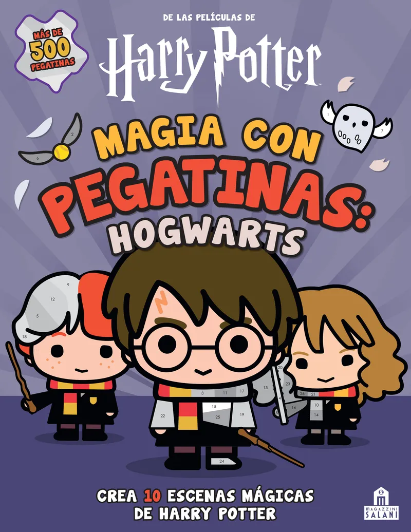 HARRY POTTER MAGIA CON PEGATINAS HOGWARTS