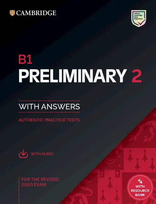 PET CAMBRIDGE PREMILINARY 2 SB + KEY + AUDIO DOWNLOAD
