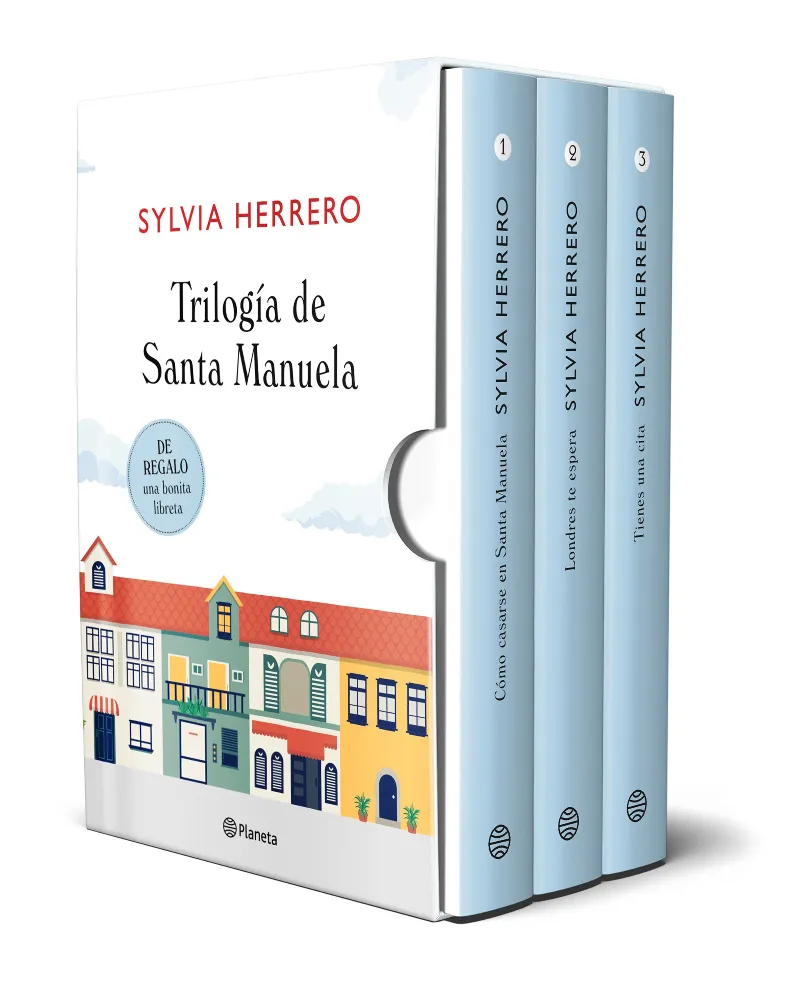 TRIOLOGIA DE SANTA MANUELA - ESTUCHE - DE REGALO UNA BONITA LIBRETA