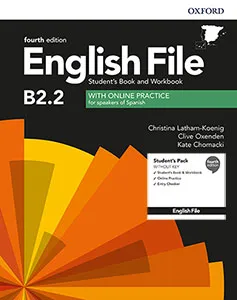 ENGLISH FILE B2.2 SB + WB WITHOUT KEY KEY 4ED