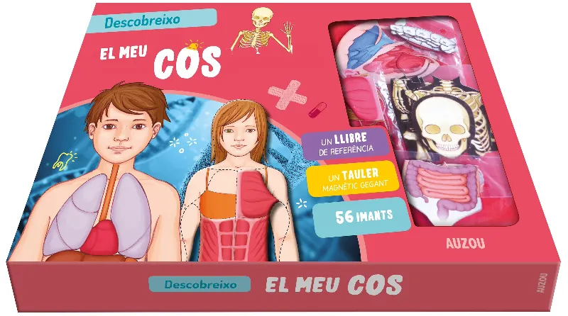 DESCOBREIXO EL MEU COS - LLIBRE + TAULER MAGNETIC -