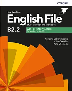 ENGLISH FILE B2.2 SB + WB WITH KEY 4ED