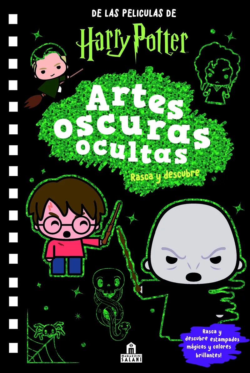 HARRY POTTER ARTES OSCURAS OCULTAS - RASCA Y DESCUBRE - + LAPIZ RASCADOR