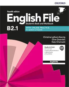 ENGLISH FILE B2.1 SB + WB WITHOUT KEY KEY 4ED