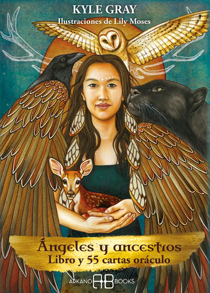 ANGELES Y ANCESTROS.LIBRO Y CARTAS ORÁCULO