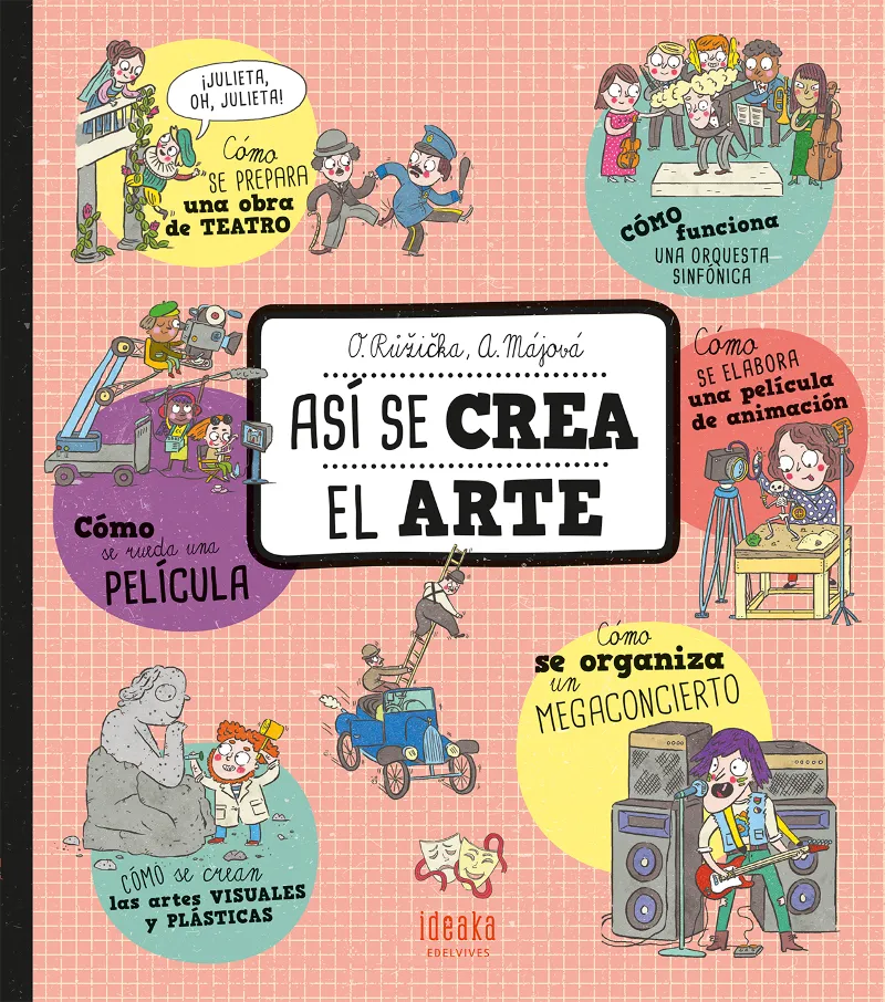 ASÍ SE CREA EL ARTE - CARTONÉ - A PARTIR DE 6 AÑOS - DESPLEGABLES Y CUADERNILLOS INFORMATIVOS