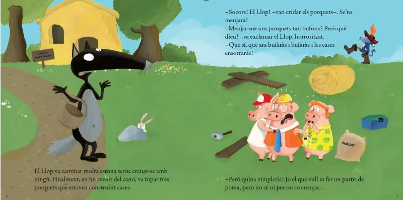 LLOP QUE VA DESCOBRIR EL PAIS DELS CONTES, EL