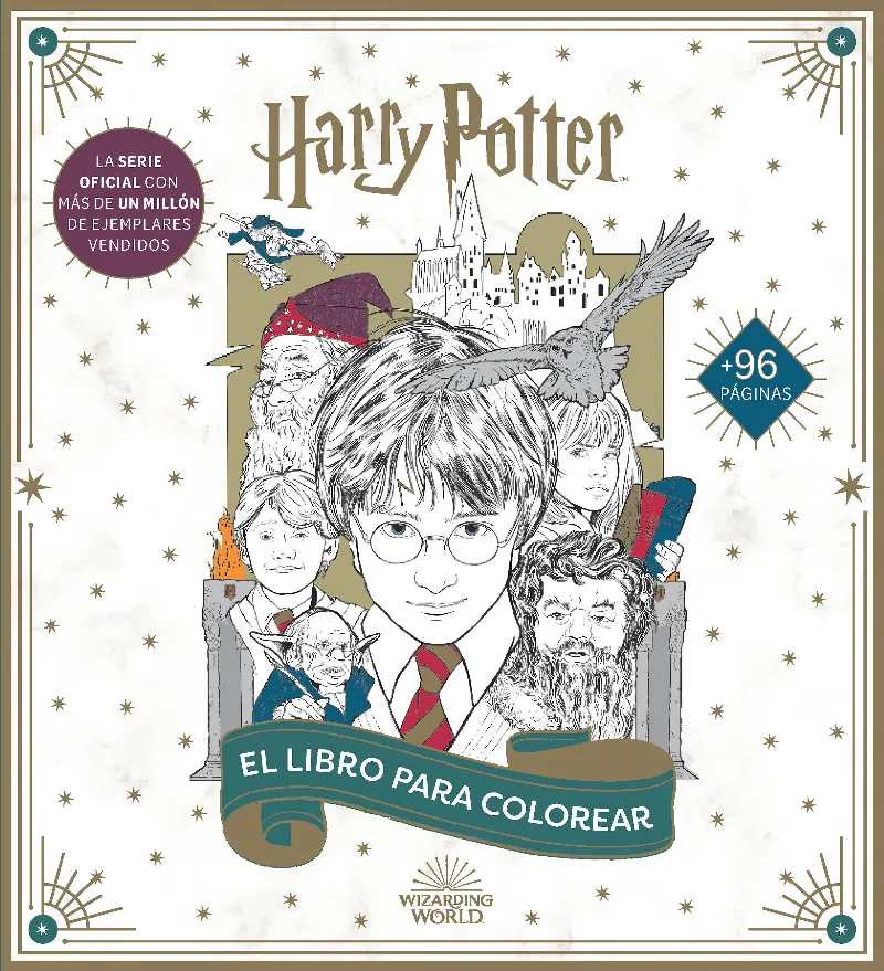 HARRY POTTER EL LIBRO PARA COLOREAR