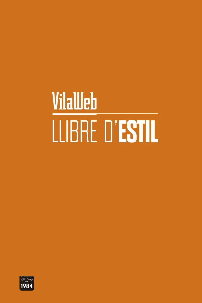 LLIBRE D'ESTIL VILAWEB