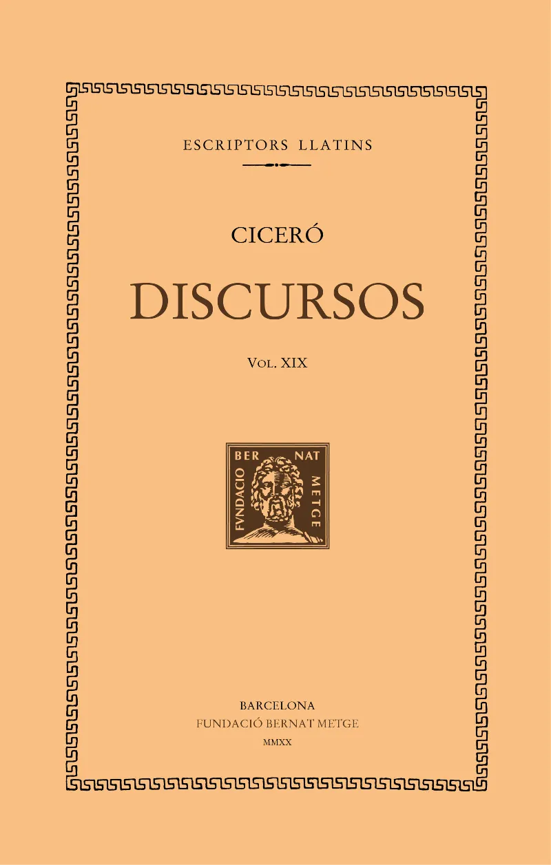 DISCURSOS VOL. XIX -CICERO-