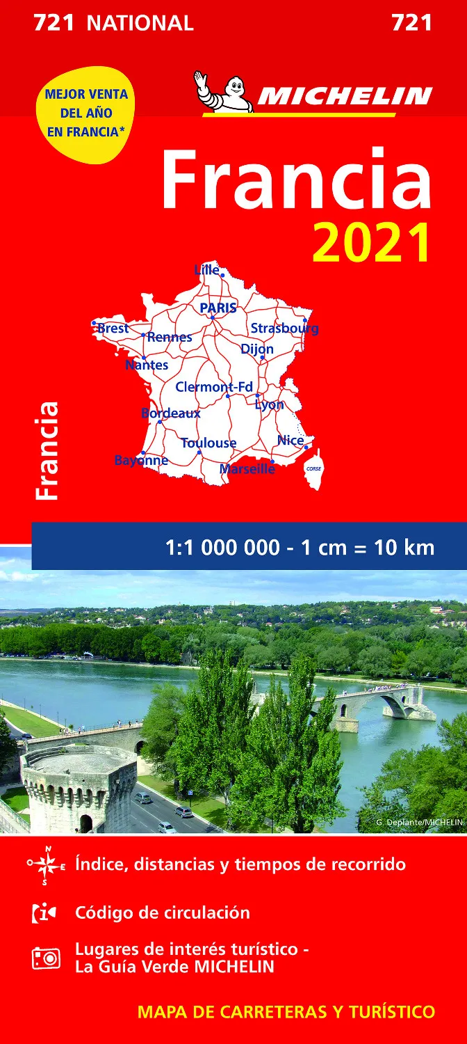 FRANCIA 2021 -MAPA CARRETERAS-