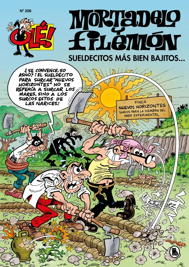 OLE MORTADELO VOL 206: SUELDECITOS MAS BIEN BAJITOS