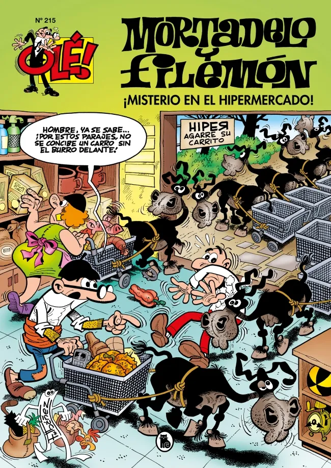 OLE 215 -MORTADELO Y FILEMON -MISTERIO EN EL HIPERMERCADO-