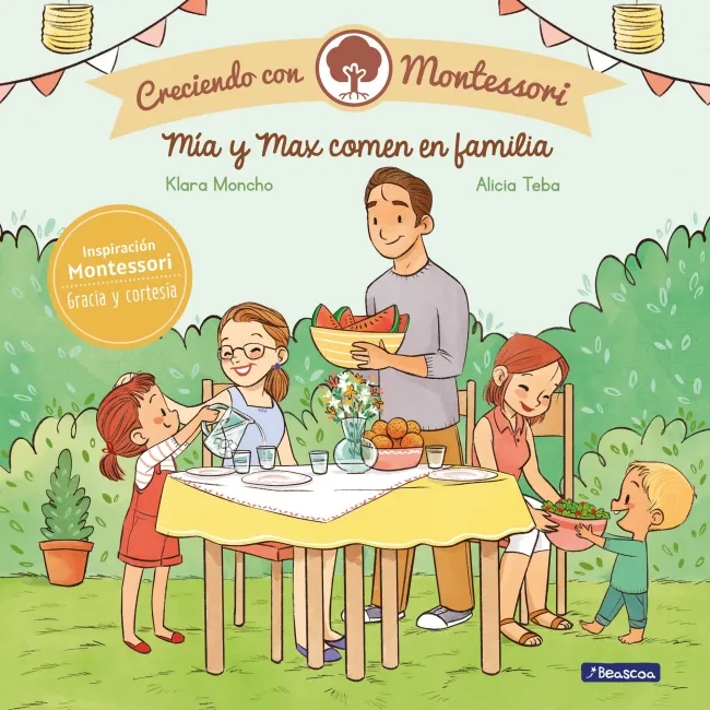 MIA Y MAX COMEN EN FAMILIA -LLETRA LLIGADA-