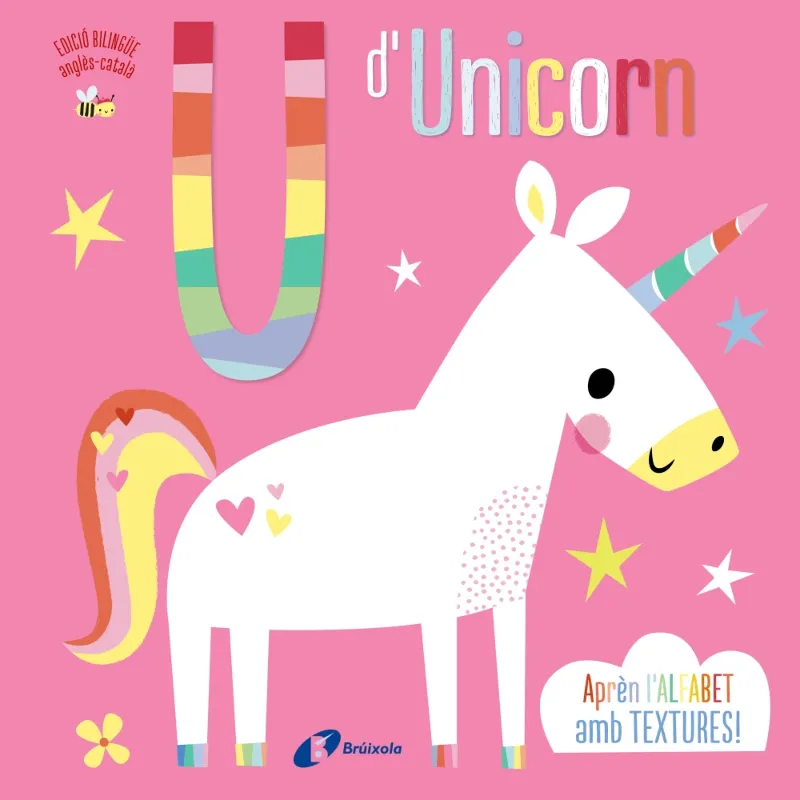 U D'UNICORN -APREN L'ALFABET AMB TEXTURES-