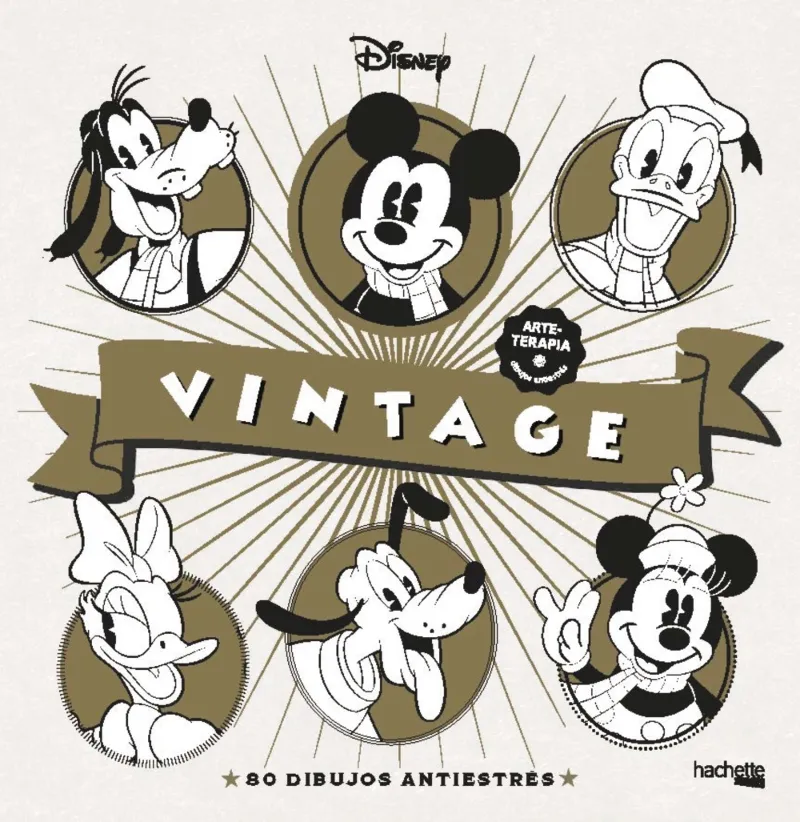 DISNEY VINTAGE -80 DIBUJOS ANTIESTRES-