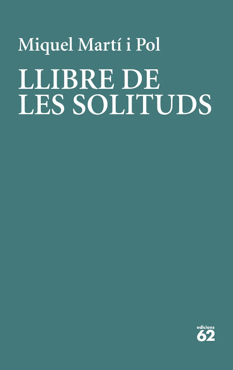 LLIBRE DE LES SOLITUDS -ED.2021-