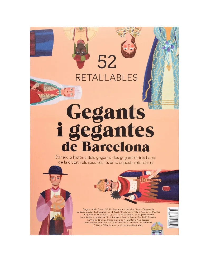 GEGANTS I GEGANTES DE BARCELONA -52 RETALLABLES-