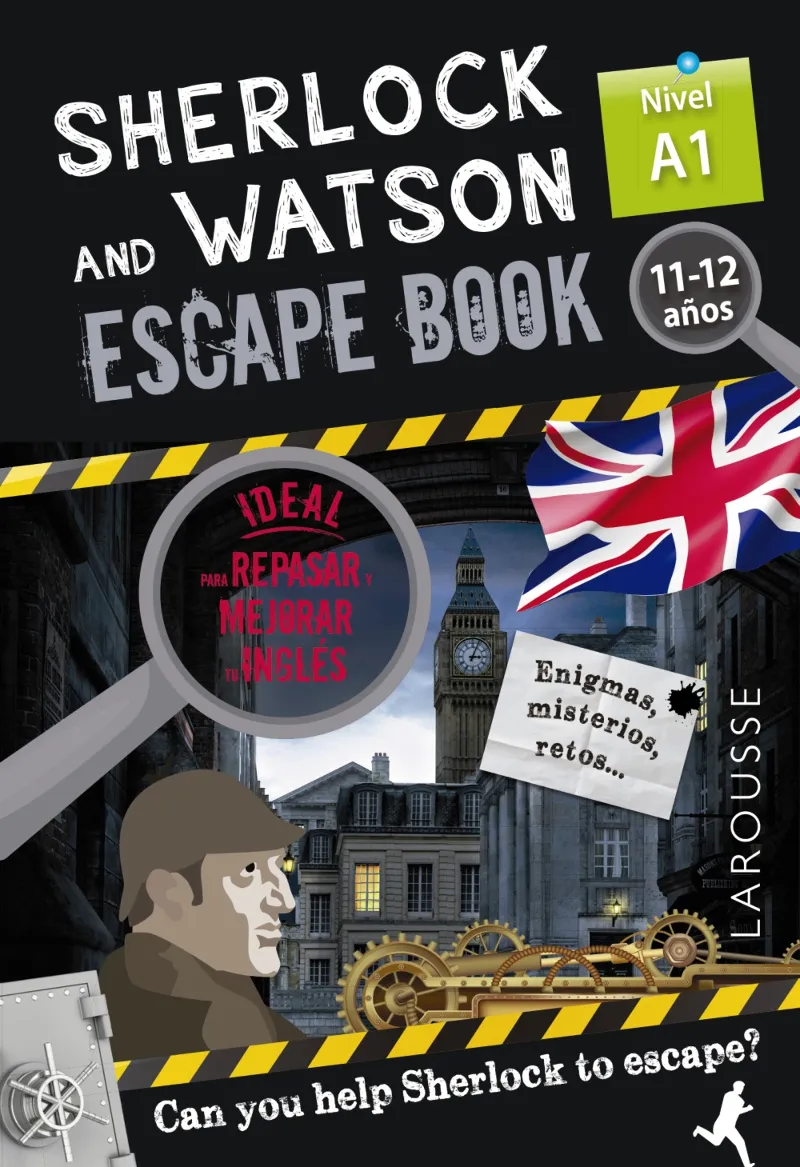 SHERLOCK & WATSON. ESCAPE BOOK PARA REPASAR INGLÉS. 11-12 AÑOS A1